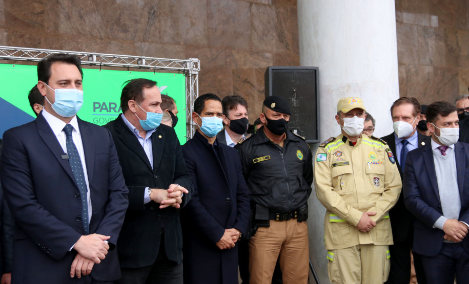 Sesp recebe 156 novos veículos para renovação da frota da PM, Corpo de Bombeiros e PC