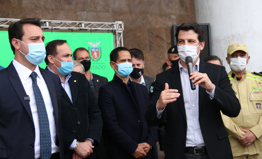 Sesp recebe 156 novos veículos para renovação da frota da PM, Corpo de Bombeiros e PC