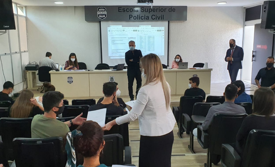 Formandos da PCPR escolhem lotação para trabalhar no Paraná