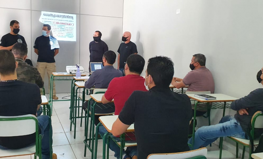 Agentes que atuam nas unidades prisionais participam de curso de Inteligência Penitenciária