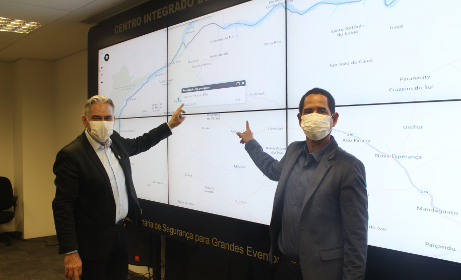 Secretário da Segurança Pública recebe Prefeito de Loanda em Curitiba