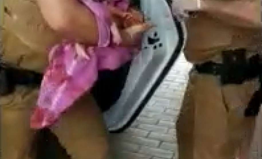 Policiais militares desengasgam nascituro que ainda estava com cordão umbilical em Guarapuava (PR