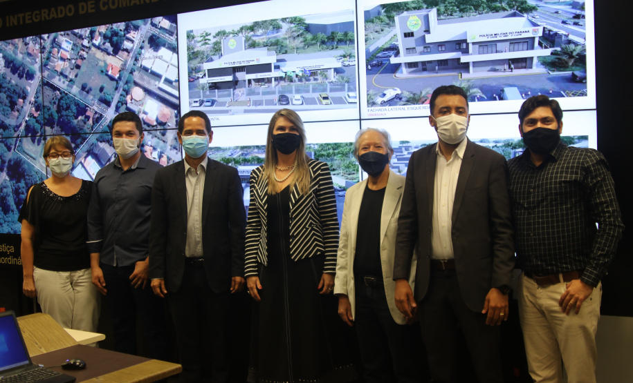 Secretário da Segurança Pública recebe Deputado Adriano José e Prefeita de Astorga, em Curitiba