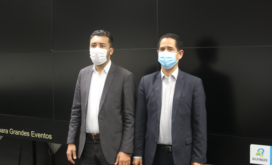 Secretário da Segurança Pública recebe Deputado Adriano José e Prefeita de Astorga, em Curitiba