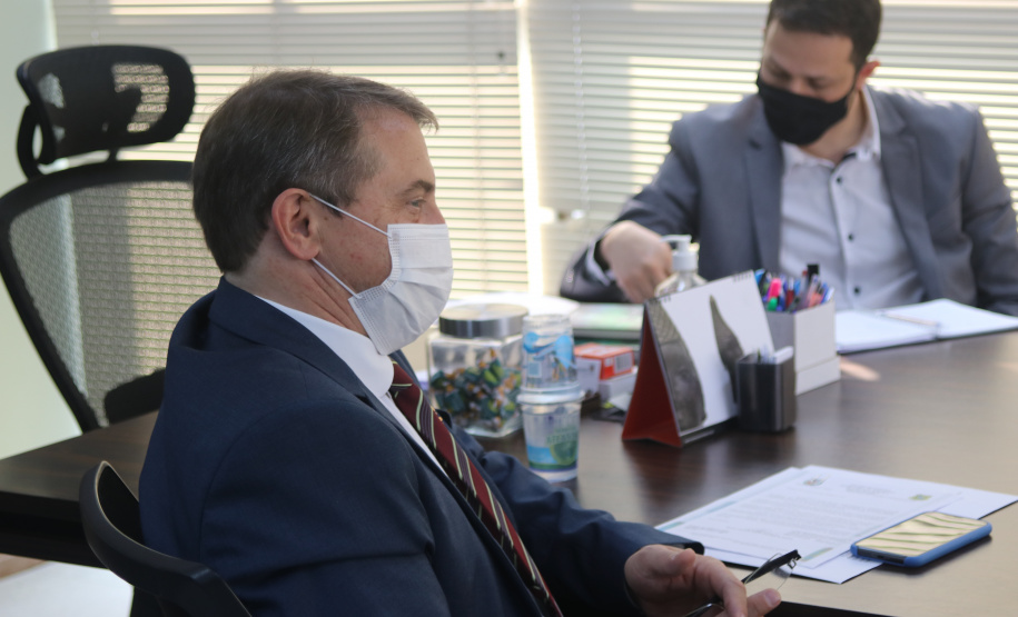 Secretaria da Segurança Pública recebe prefeito de Toledo para discutir assuntos da região