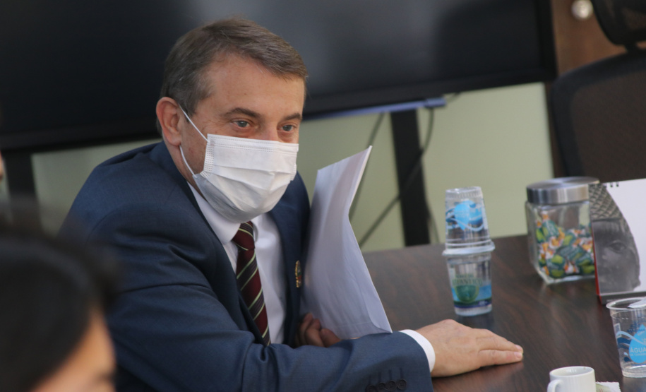 Secretaria da Segurança Pública recebe prefeito de Toledo para discutir assuntos da região