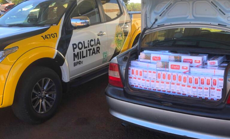 Batalhão Rodoviário da PM apreende 450 quilos de maconha e cigarros no Interior do estado