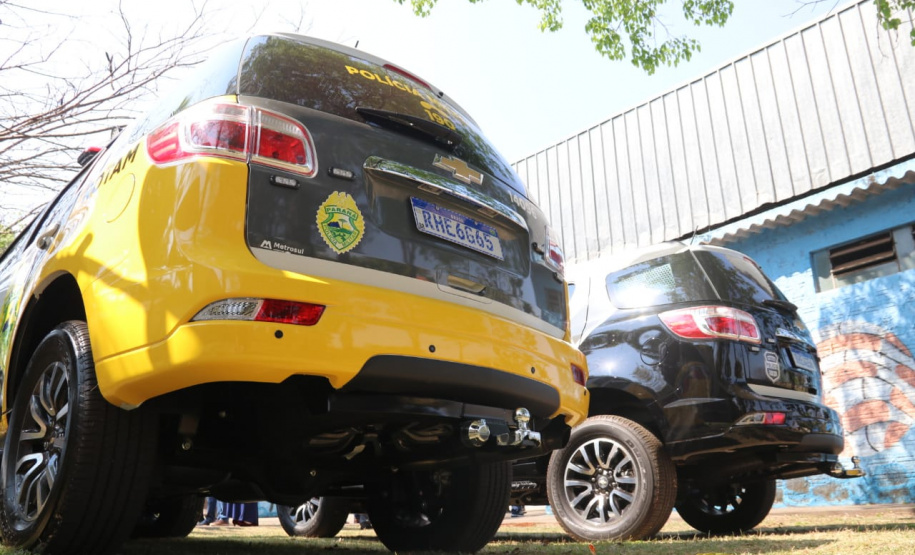 Novas viaturas reforçam polícias Militar e Civil em Jandaia do Sul