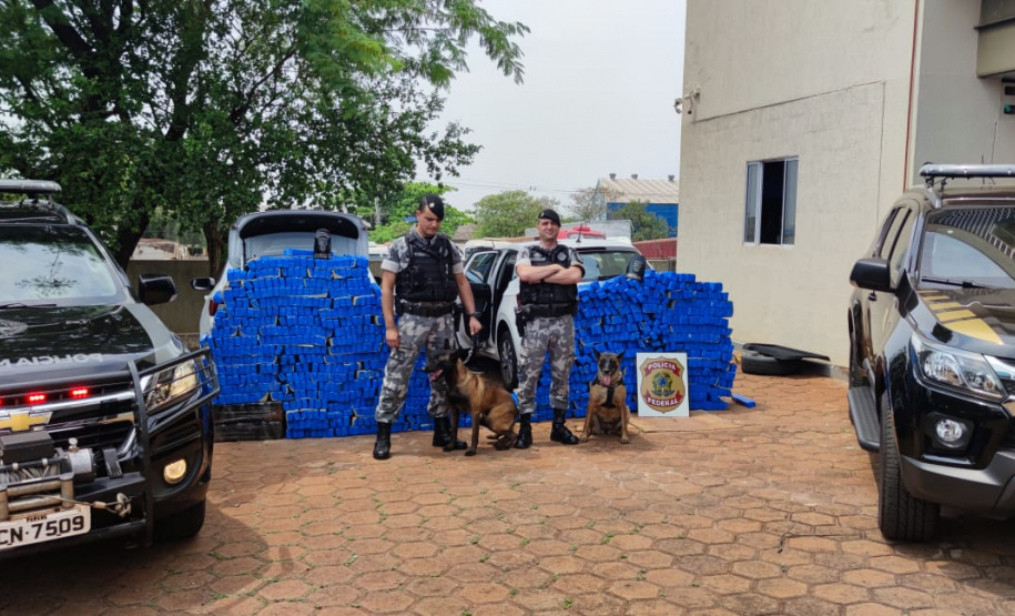 Operação da PM e PF apreende 1.080 quilos de maconha no Norte do Estado