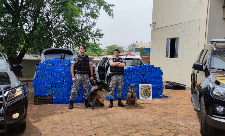 Operação da PM e PF apreende 1.080 quilos de maconha no Norte do Estado