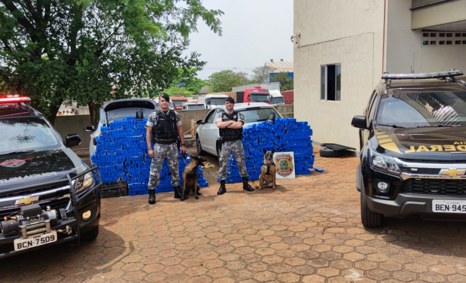 Operação da PM e PF apreende 1.080 quilos de maconha no Norte do Estado