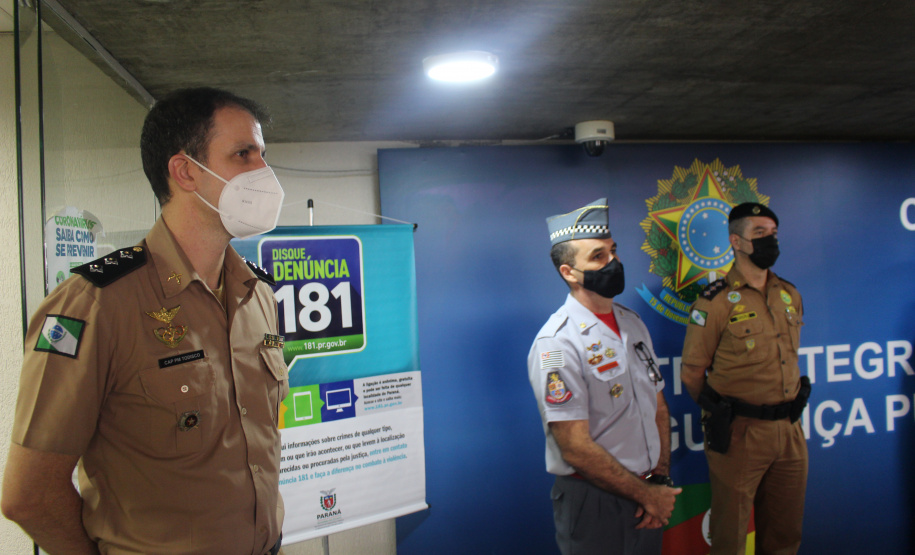 Segurança Pública do Paraná recebe comitiva do Curso de Aperfeiçoamento de Oficiais de São Paulo