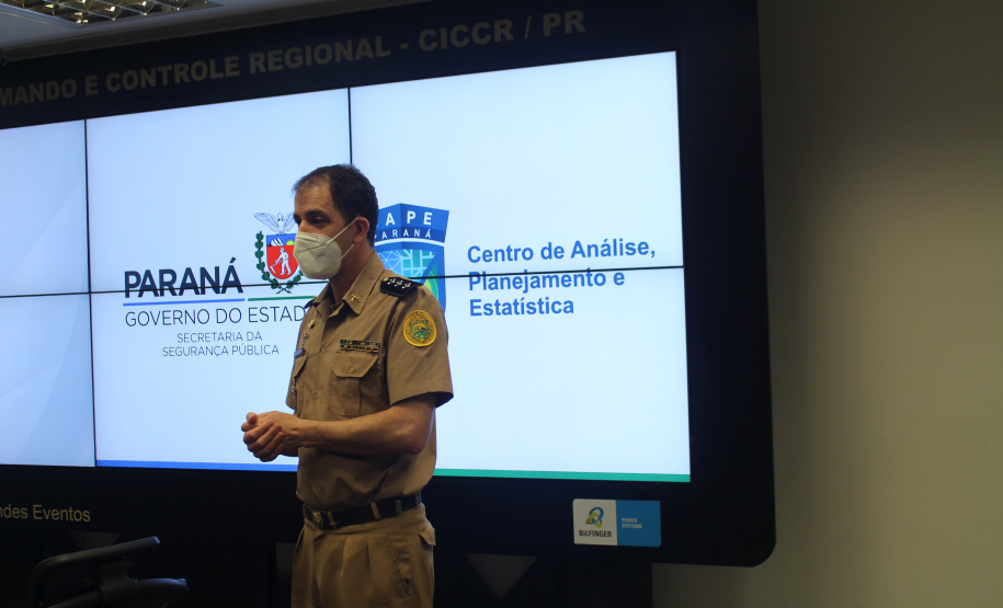 Segurança Pública do Paraná recebe comitiva do Curso de Aperfeiçoamento de Oficiais de São Paulo