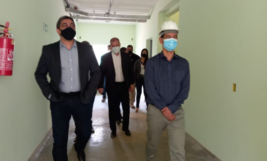 Secretário da Segurança Pública visita obras da Cadeia Pública de Londrina