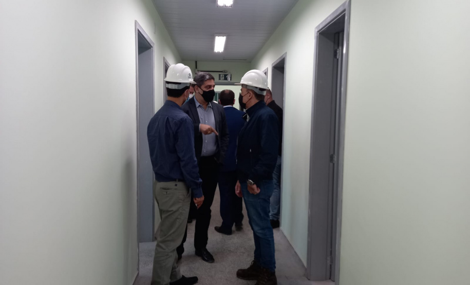 Secretário da Segurança Pública visita obras da Cadeia Pública de Londrina