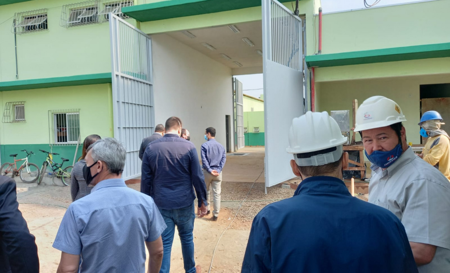 Secretário da Segurança Pública visita obras da Cadeia Pública de Londrina