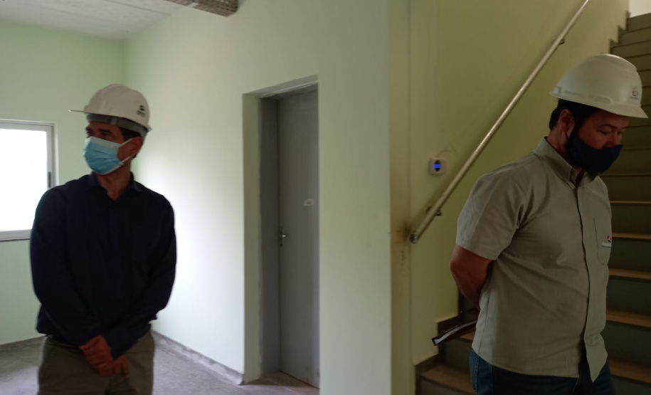 Secretário da Segurança Pública visita obras da Cadeia Pública de Londrina