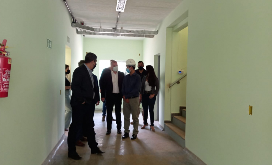 Secretário da Segurança Pública visita obras da Cadeia Pública de Londrina