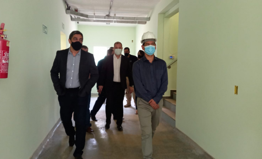 Secretário da Segurança Pública visita obras da Cadeia Pública de Londrina