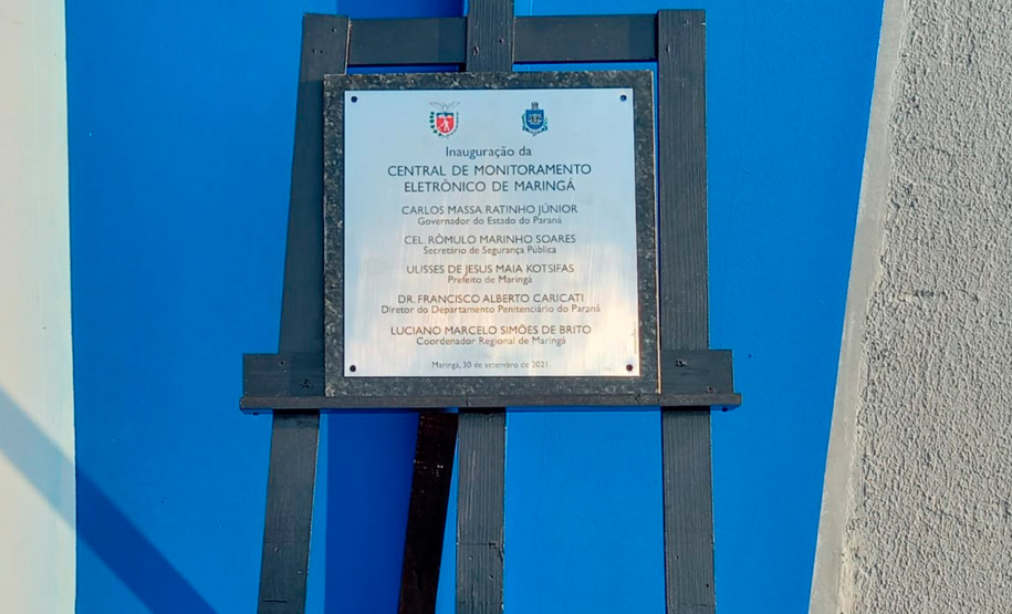 Central de Monitoração Eletrônica do Depen é inaugurada em Maringá