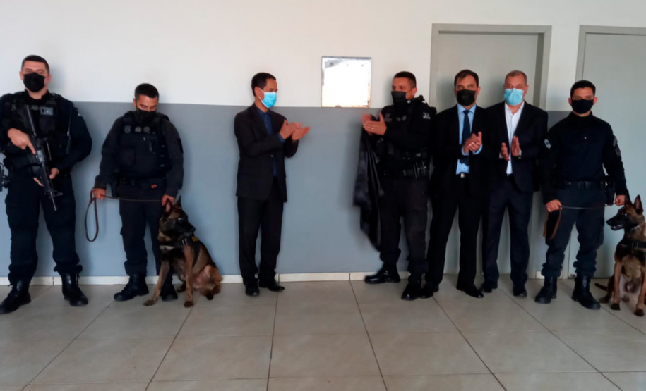 Secretário da Segurança Pública do Paraná participa da Inauguração da Base de Operações com Cães da SOE em Maringá