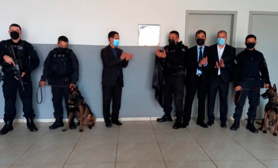 Secretário da Segurança Pública do Paraná participa da Inauguração da Base de Operações com Cães da SOE em Maringá