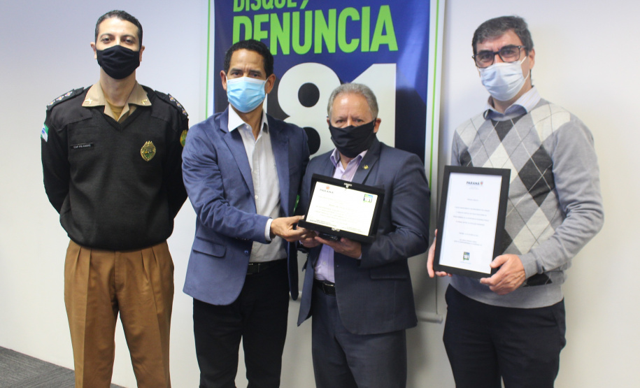 Disque Denúncia 181 recebe da inciativa privada material educativo para reforçar participação da comunidade