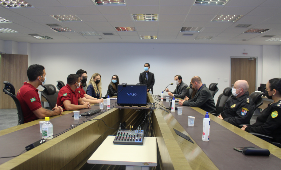 Paraná recebe comitiva da Secretaria Nacional de Segurança Pública (SENASP) para discutir qualidade de vida e segurança no trabalho