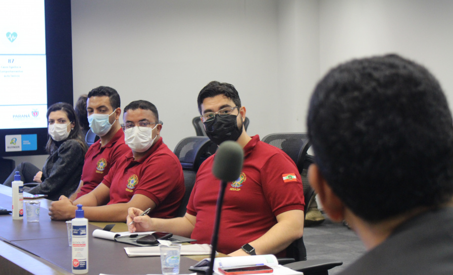 Paraná recebe comitiva da Secretaria Nacional de Segurança Pública (SENASP) para discutir qualidade de vida e segurança no trabalho