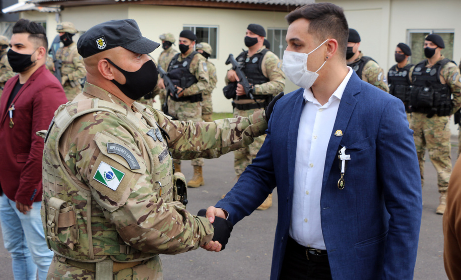 Com homenagens, Polícia Militar comemora 11 anos de operações do BPMOA e do BOPE