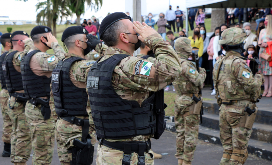 Com homenagens, Polícia Militar comemora 11 anos de operações do BPMOA e do BOPE
