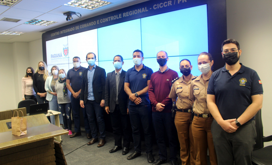 Secretaria Nacional da Segurança Pública visita projetos de saúde mental da Sesp/PR