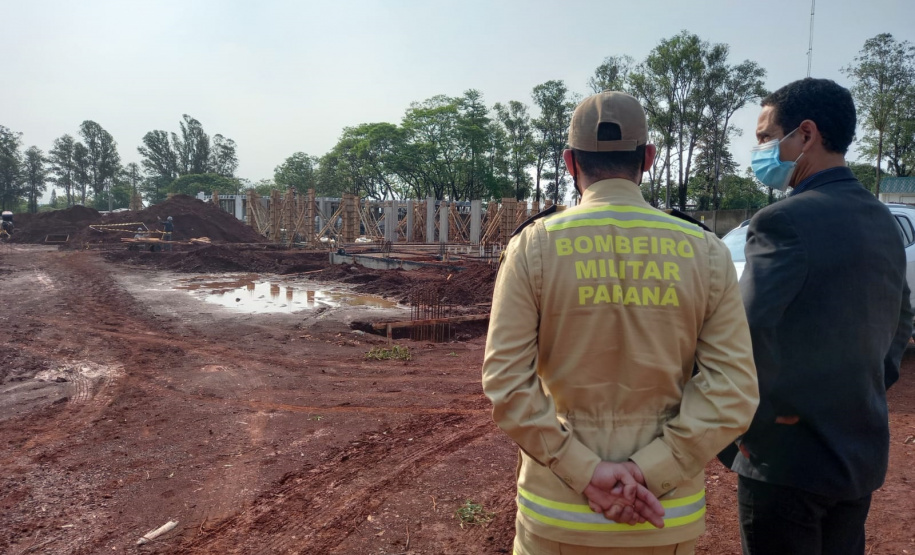 Secretário da Segurança Pública visita obras e instituições da segurança pública em Foz do Iguaçu