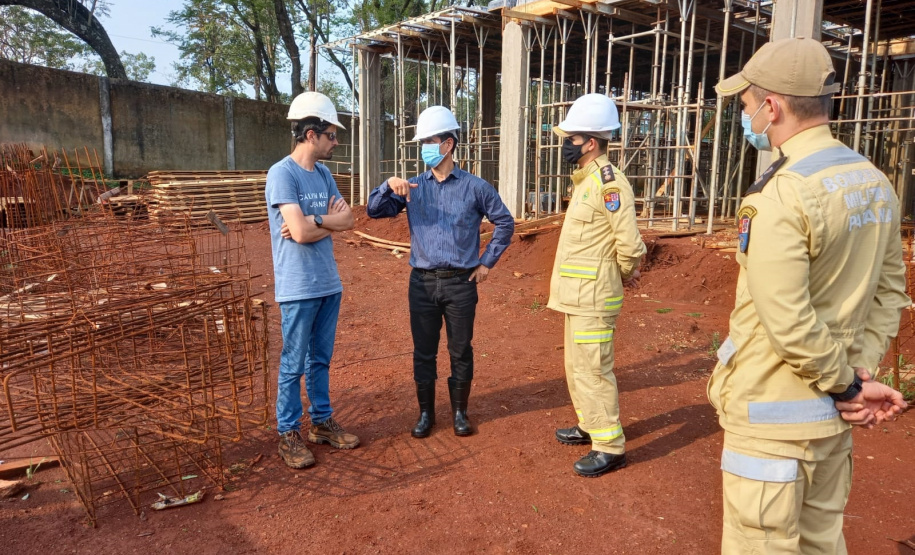 Secretário da Segurança Pública visita obras e instituições da segurança pública em Foz do Iguaçu