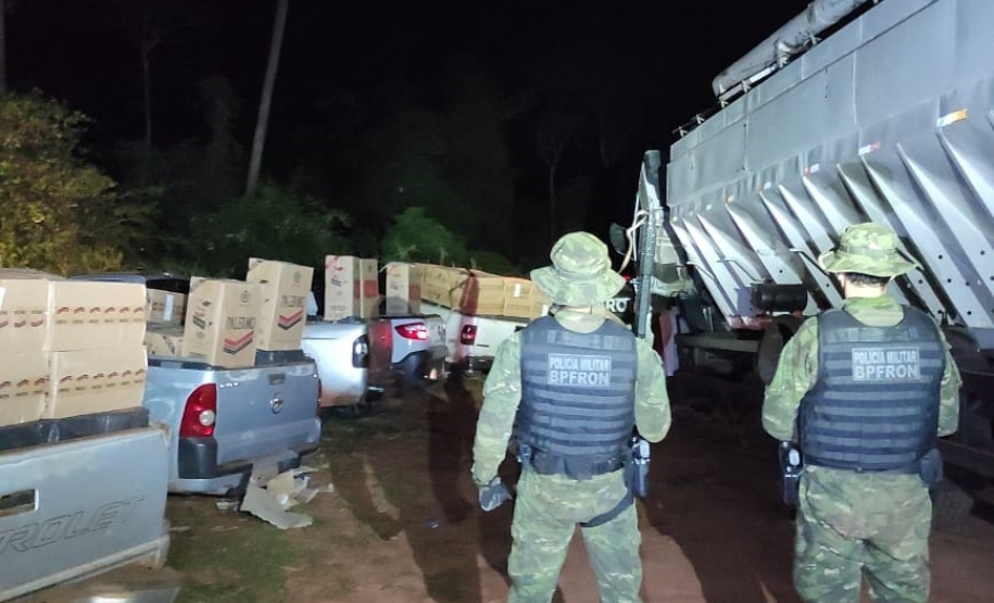Abordagens do BPFRON resultam em mais de R$ 8 milhões de prejuízo ao contrabando e ao tráfico de drogas na região de Fronteira