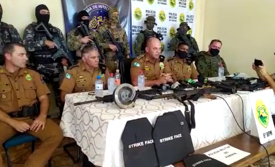 Inteligência da PM impede roubo a duas agências bancárias de Três Barras do Paraná