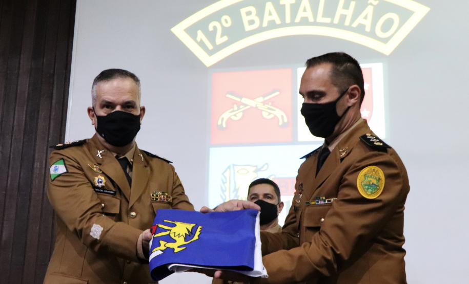 Solenidade marca a troca de comando do 12⁰ Batalhão da PM em Curitiba
