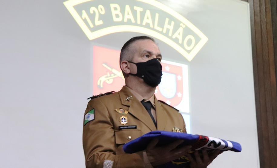 Solenidade marca a troca de comando do 12⁰ Batalhão da PM em Curitiba