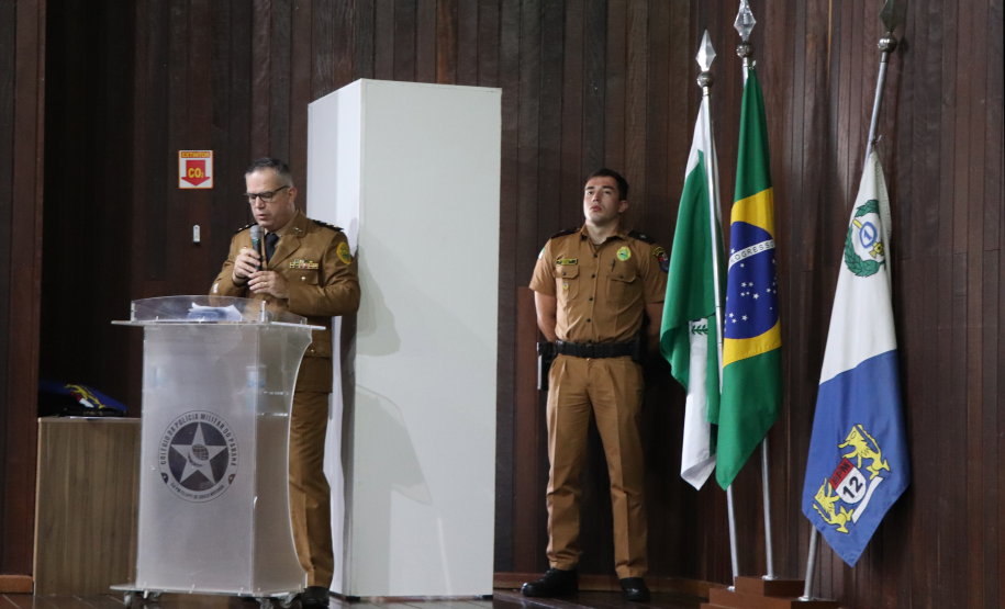 Solenidade marca a troca de comando do 12⁰ Batalhão da PM em Curitiba