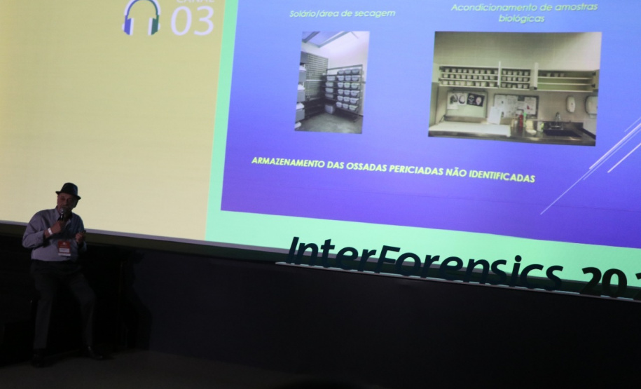 Durante InterForensics, ex diretor do Instituto Médico Legal evidencia papel da antropologia forense no Paraná