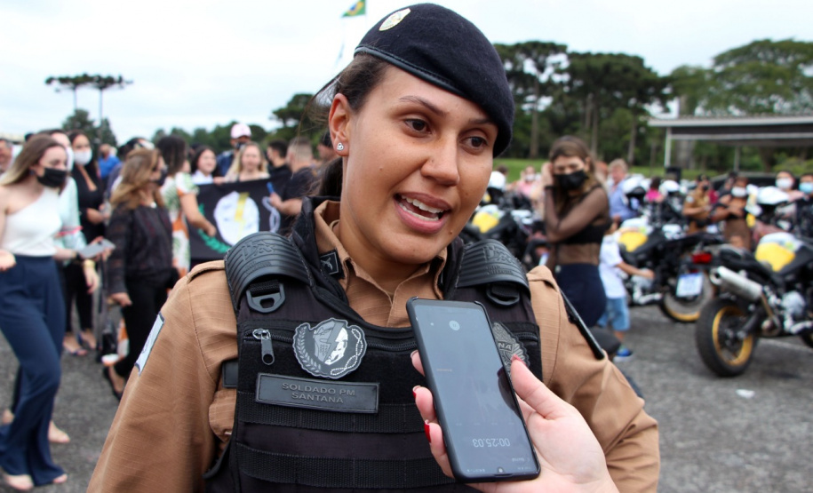 Policiais militares se formam no curso de rondas ostensivas com motocicletas