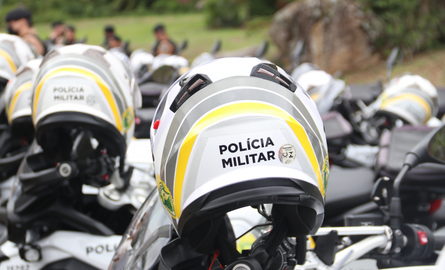 Polícia Militar recebe 155 novas motocicletas BMW durante solenidade em Ponta Grossa (PR)