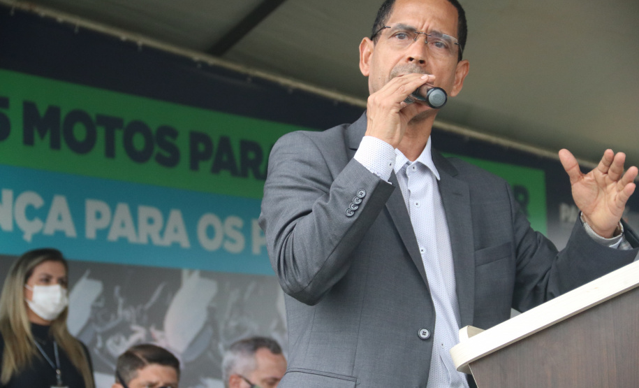 Polícia Militar recebe 155 novas motocicletas BMW durante solenidade em Ponta Grossa (PR)