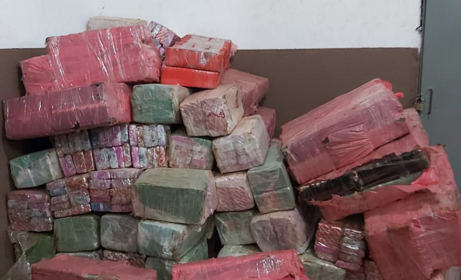 PCPR apreende cerca de 2 toneladas de maconha em Foz do Iguaçu