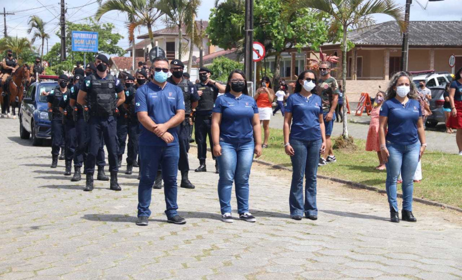 Secretário da Segurança Pública prestigia 26°aniversário de Pontal do Paraná