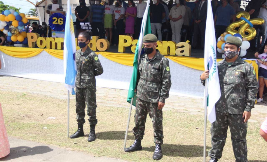 Secretário da Segurança Pública prestigia 26°aniversário de Pontal do Paraná