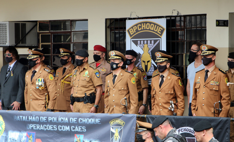 Canil do BPChoque comemora 50 anos de criação com entrega de medalhas em Curitiba