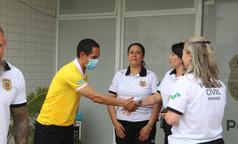 Secretário da Segurança Pública e Coordenador do Verão Paraná Viva a Vida 2021/2022 visita unidades policiais do Litoral