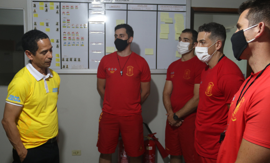 Secretário da Segurança Pública e Coordenador do Verão Paraná Viva a Vida 2021/2022 visita unidades policiais do Litoral