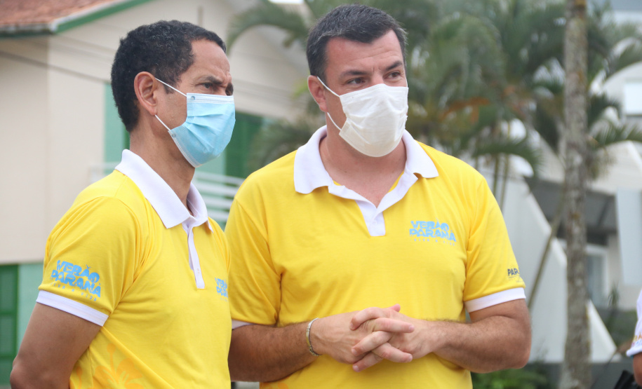 Secretário da Segurança Pública e Coordenador do Verão Paraná Viva a Vida 2021/2022 visita unidades policiais do Litoral